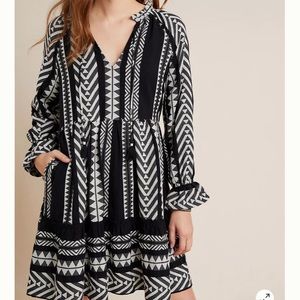 BMWT Anthropologie Maeve Dominique Tunic Dress